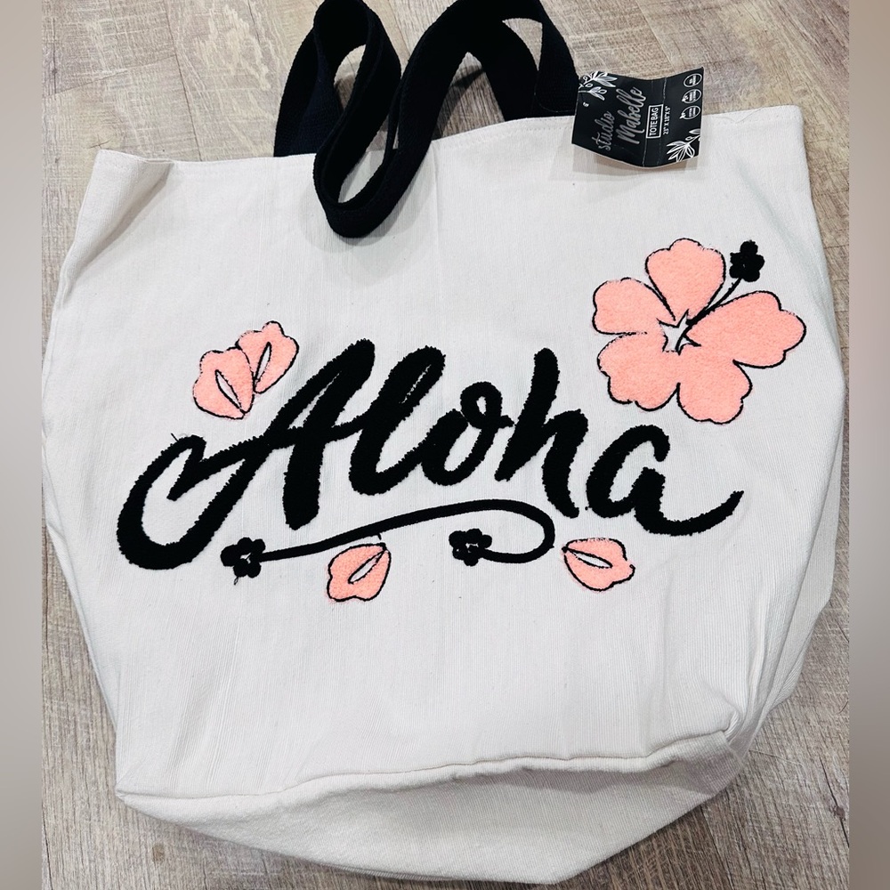 Aloha Canvas Tote 🌺